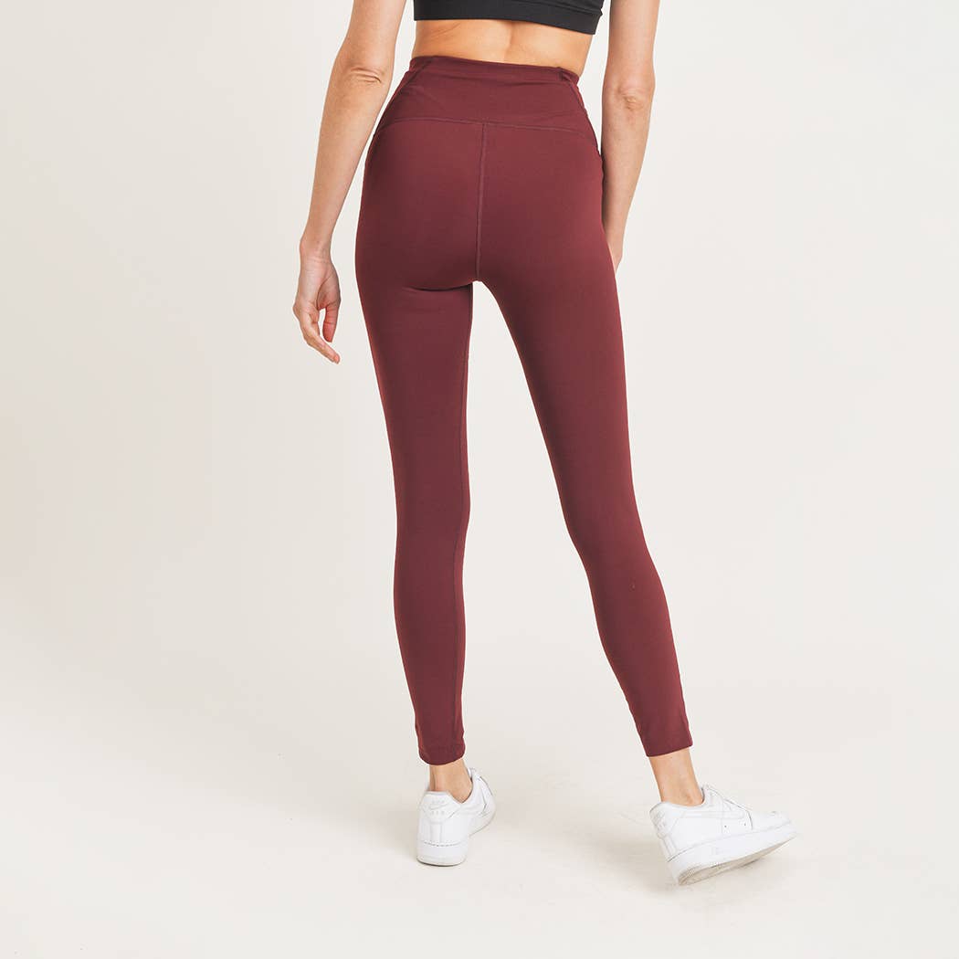 Mono B RED - Waist-Shaper Essential Highwaist Leggings