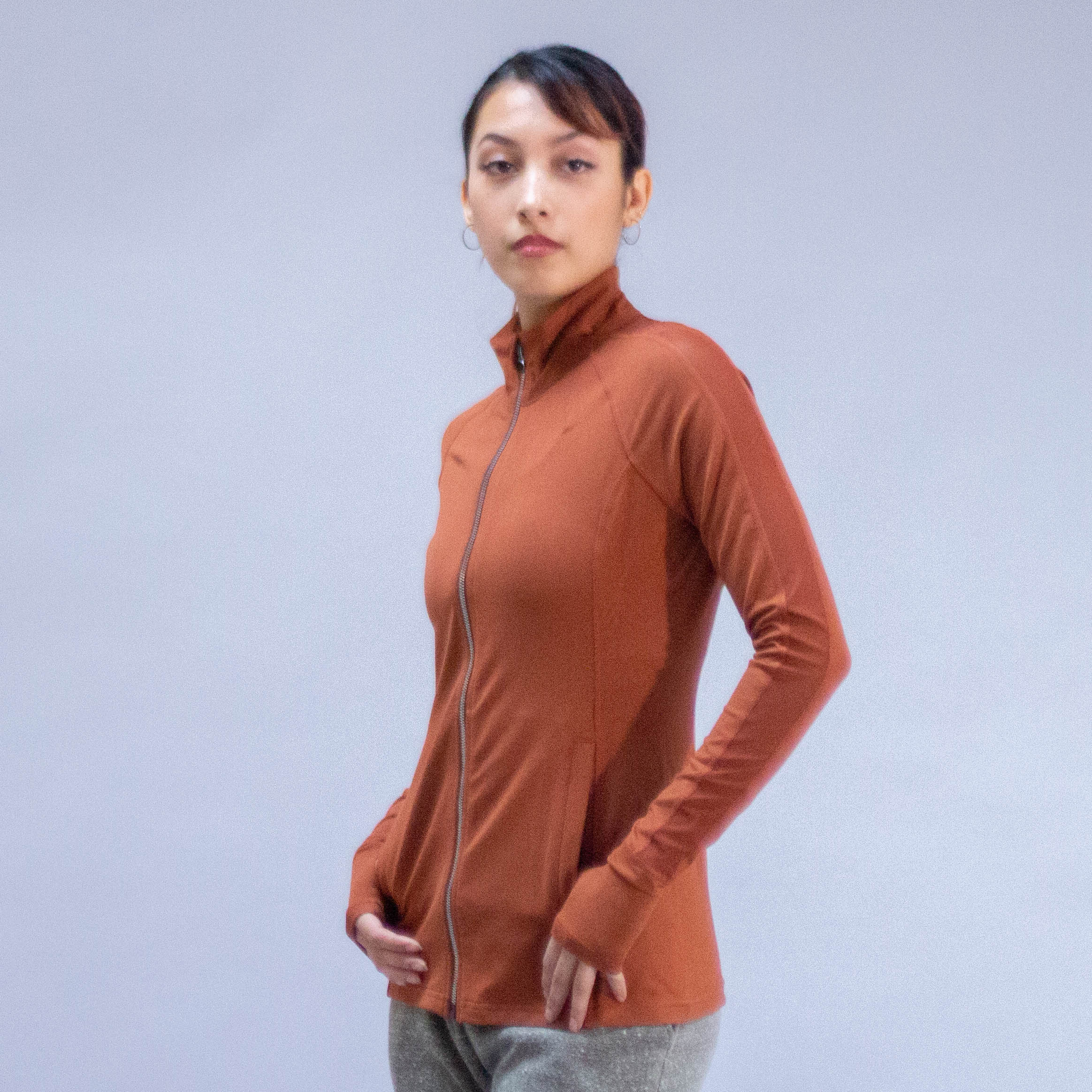 Zip Up Long Sleeve Jacket *