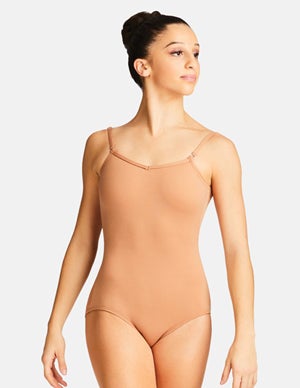 Deep Back Camisole Leotard, Adult