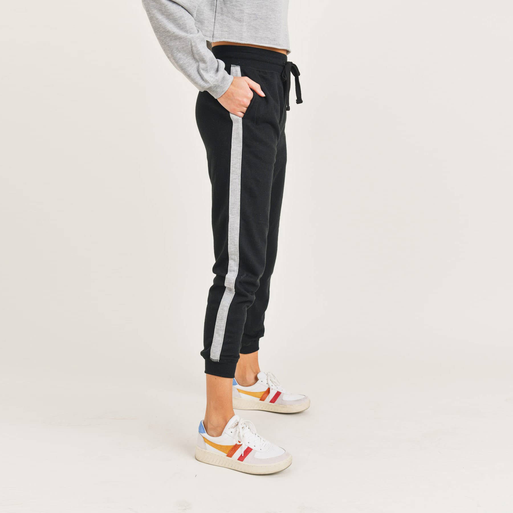 Side-Striped Joggers