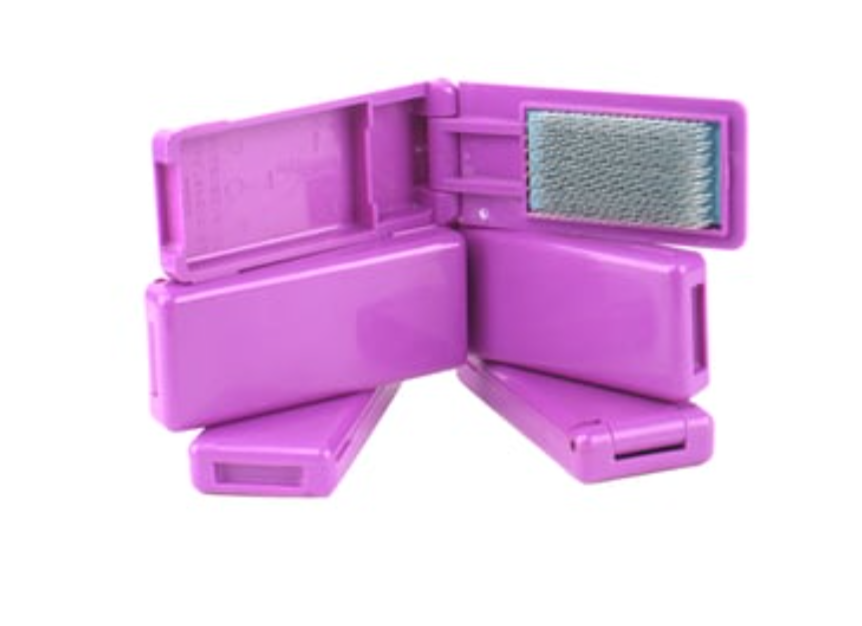 Very Fine Foldable Suede Sole Shoe Brush